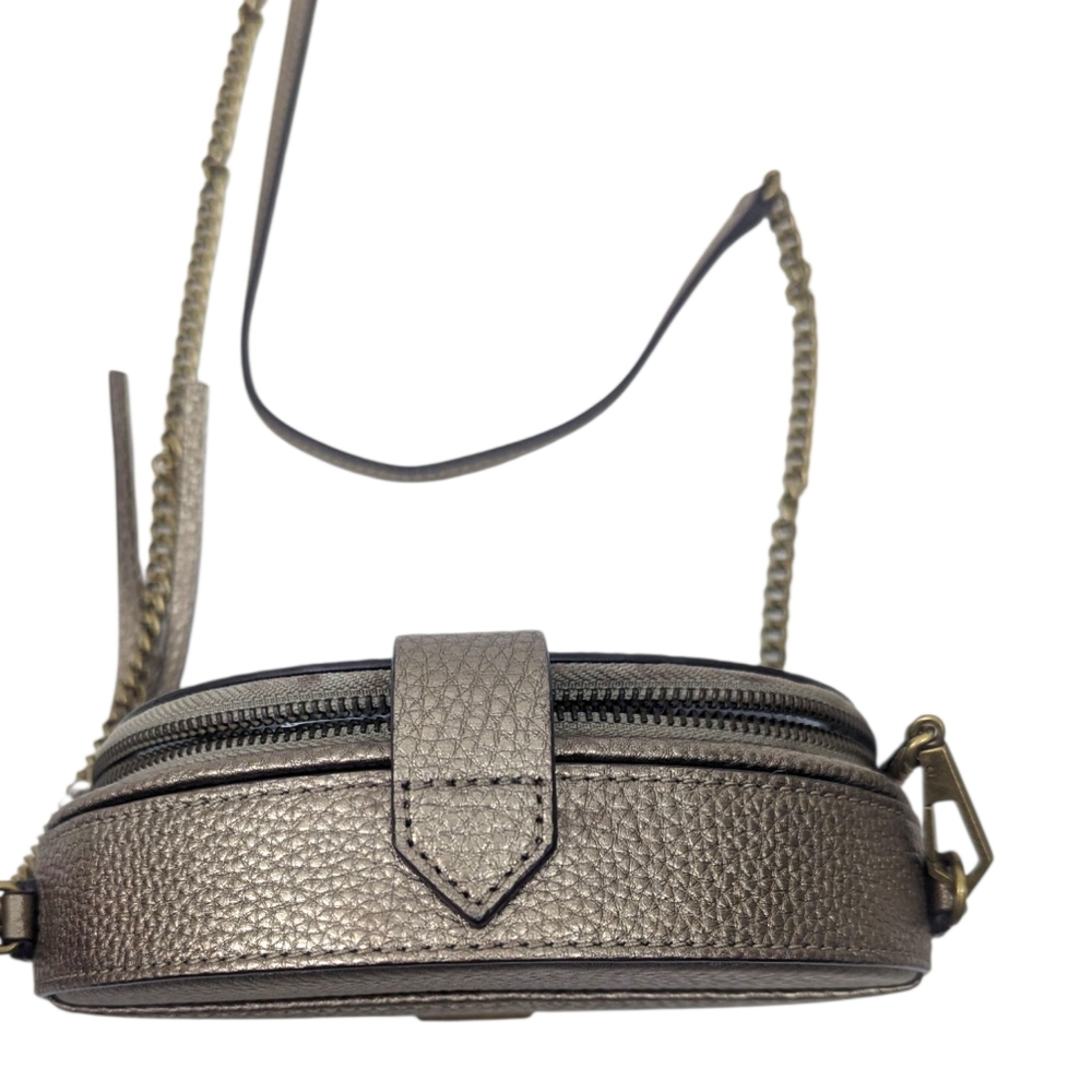 Rebecca Minkoff Canteen Crossbody Bag Purse Handbag NEW Antique Gold - Picture 7 of 16